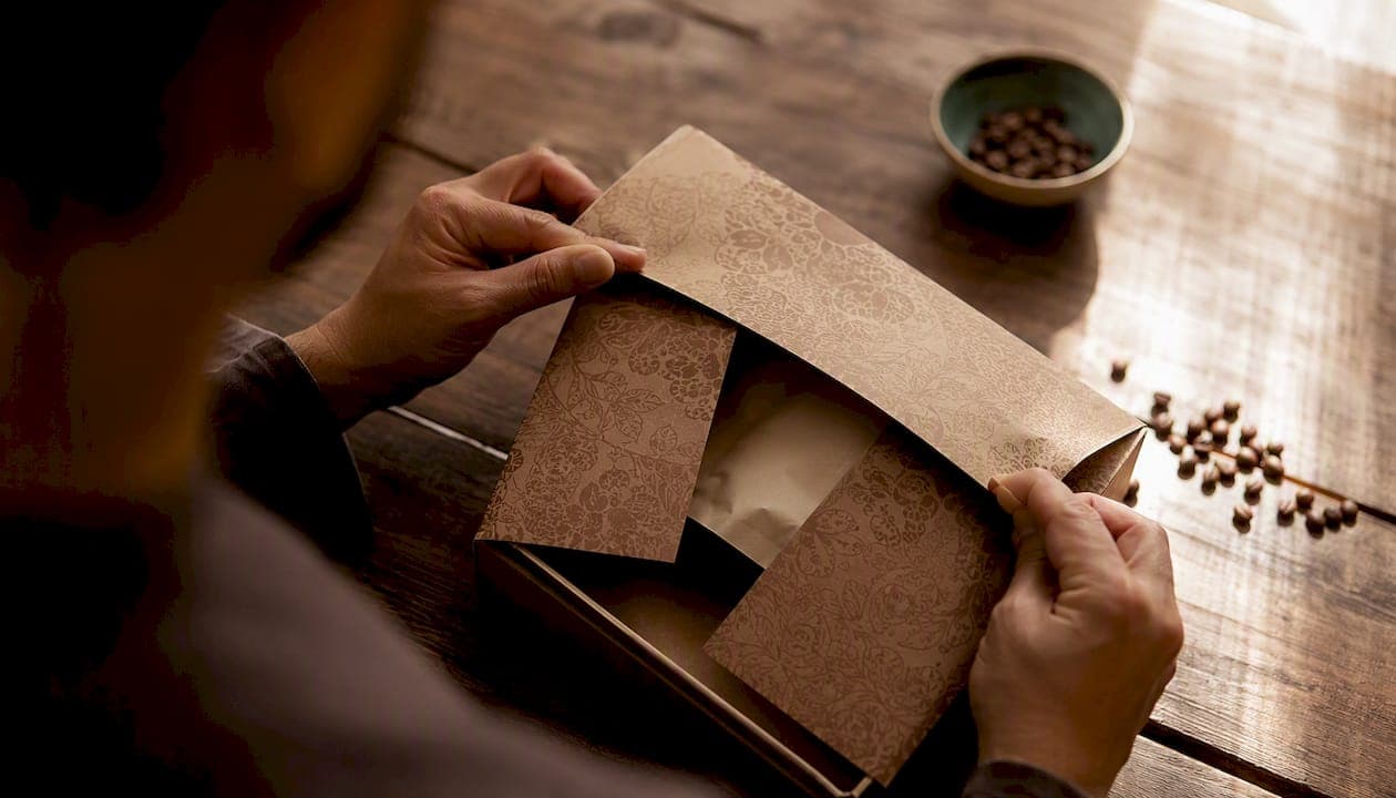 El packaging en un regalo de café: por qué decide todo