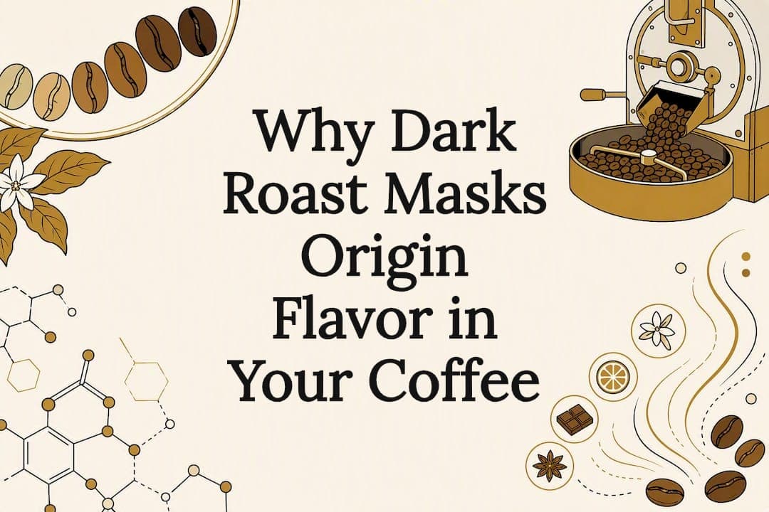 Why Dark Roast Masks Origin Flavor in Your Coffee